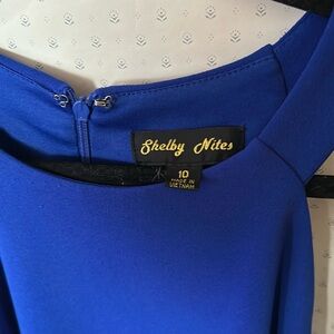 Beautiful Shelby Nites size 10 royal blue party dress. Size 10.
